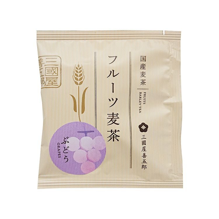 茶楽）フルーツ麦茶（はくとう） 5g×1p（袋） | 三國屋善五郎