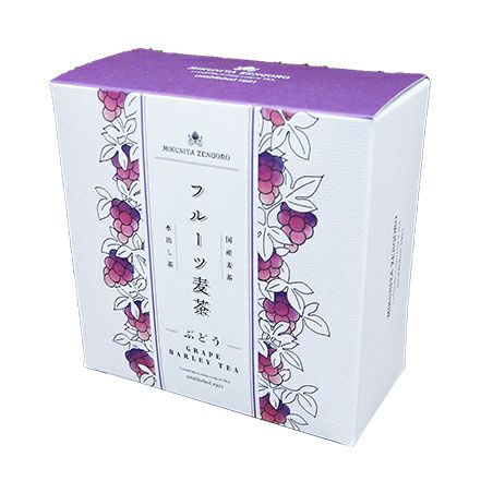 フルーツ麦茶（ぶどう）　10ｇ×10p(1/2箱)