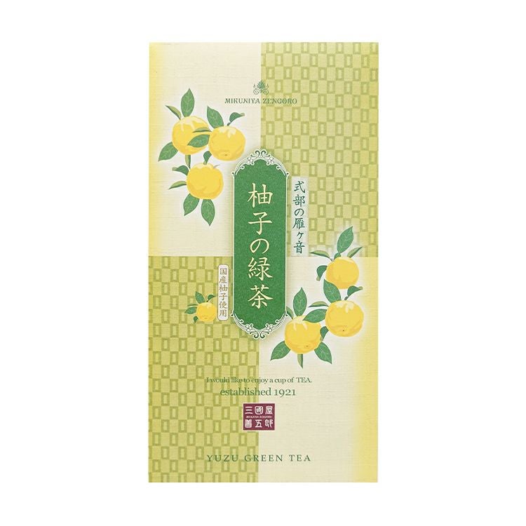 式部の雁ヶ音）柚子の緑茶 50g（封筒） | 三國屋善五郎オンライン