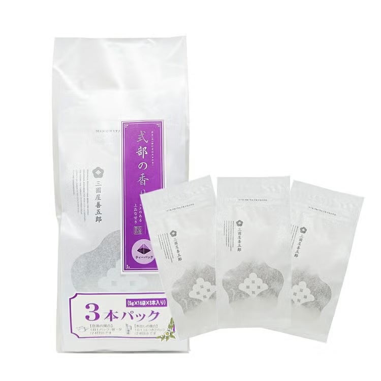 式部の香り（急須用ティーバッグ5g×16p）3本パック | 三國屋善五郎