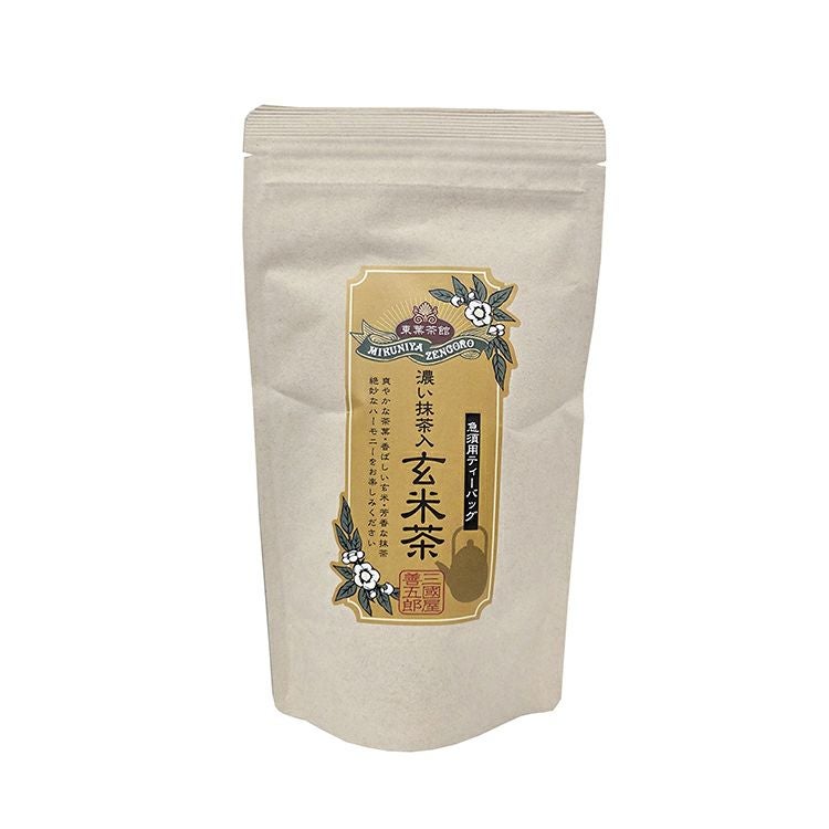 濃い抹茶入玄米茶 4g×15p | 三國屋善五郎オンラインストア 大正時代