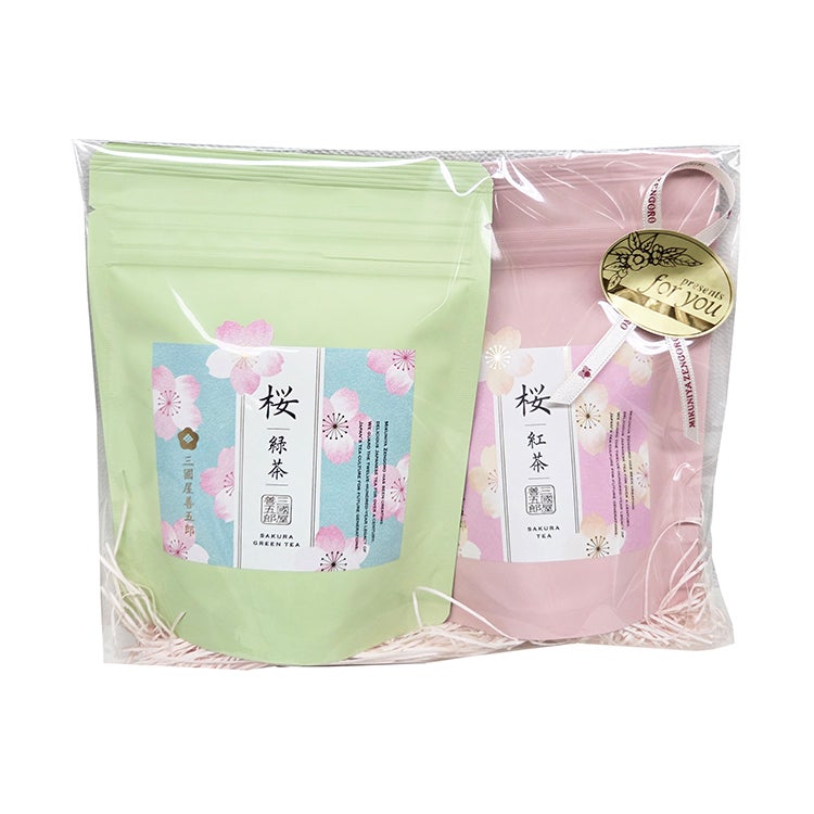 桜の緑茶・紅茶プチギフト