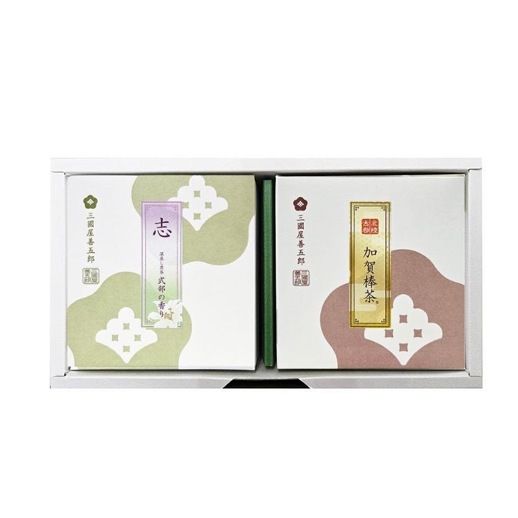 志 式部の香り10p箱・加賀棒茶10p箱セット | 三國屋善五郎オンライン