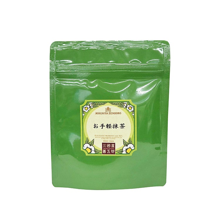 お手軽抹茶 20g ※賞味期限2027年1月31日 | 三國屋善五郎オンライン